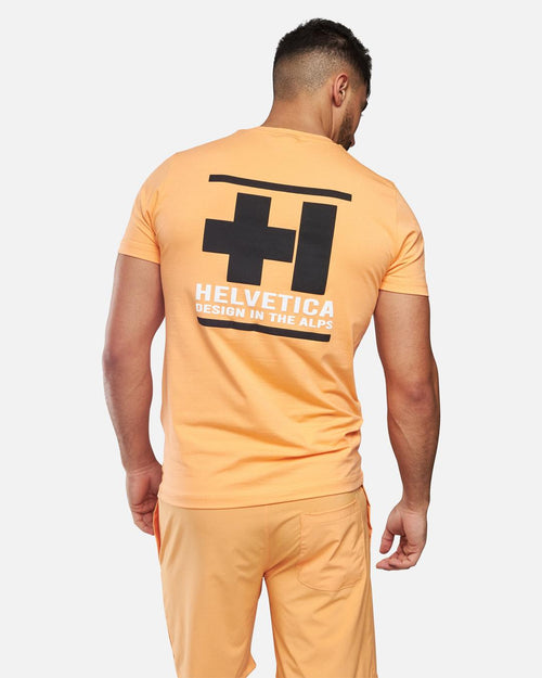 T-Shirt Helvetica Williams - Orange - Footkorner