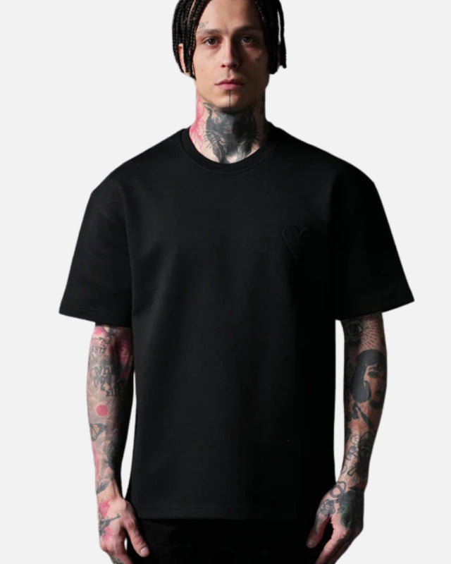 FootkornerT-shirt Cœur  - Noir