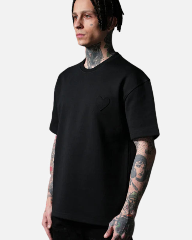 FootkornerT-shirt Cœur  - Noir