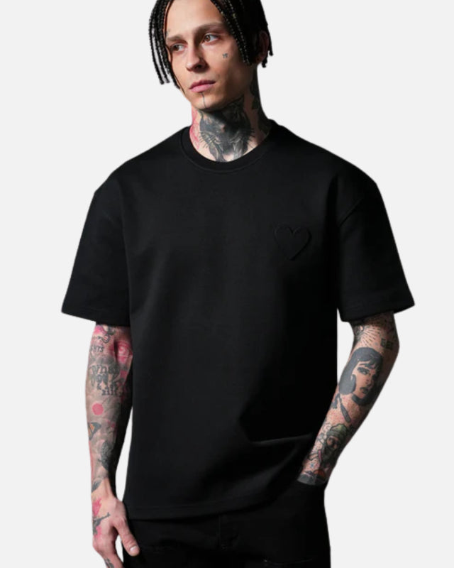 FootkornerT-shirt Cœur  - Noir