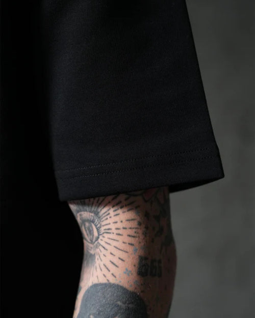 T-shirt Cœur  - Noir - Footkorner