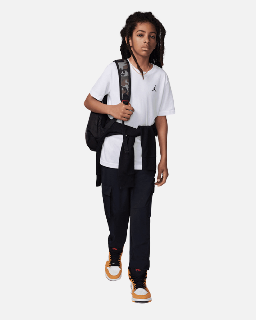 FootkornerJumpman Air Jordan Junior T-Shirt - White