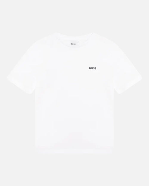 T-shirt Manches Courtes Hugo Boss Junior - Blanc - Footkorner