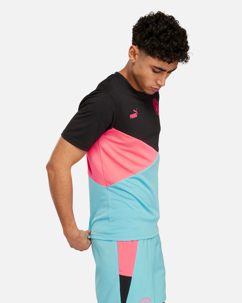 Maglietta del Manchester City - Nero/Rosa/Blu - Footkorner