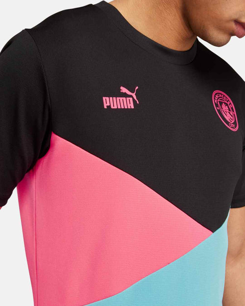 Maglietta del Manchester City - Nero/Rosa/Blu - Footkorner