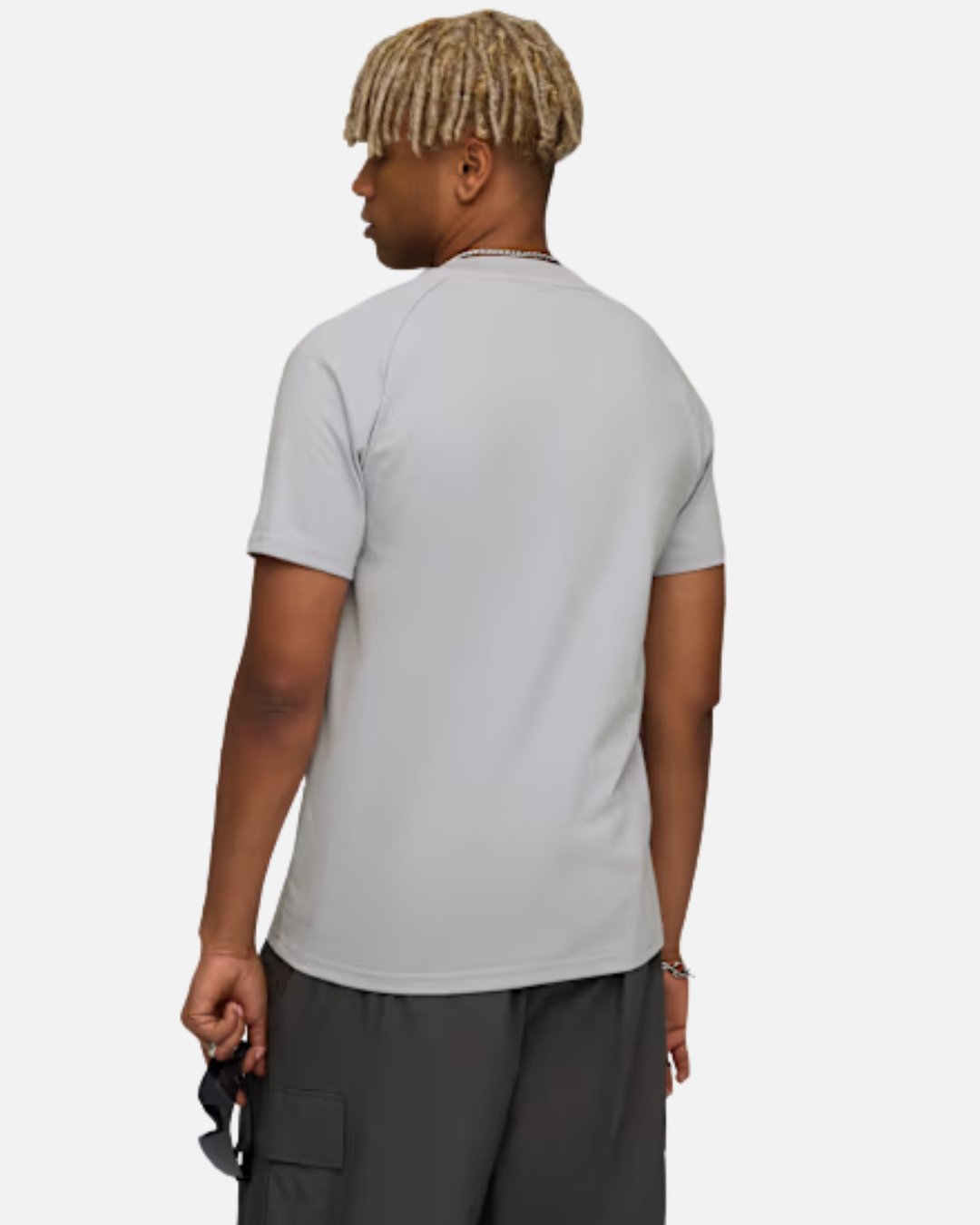T-shirt Manchester City avec poche 2025/2026 - Gris/Jaune