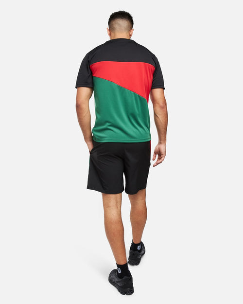 Morocco 2024 T-shirt - Black/Red/Green - Footkorner