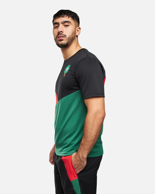 Morocco 2024 T-shirt - Black/Red/Green - Footkorner
