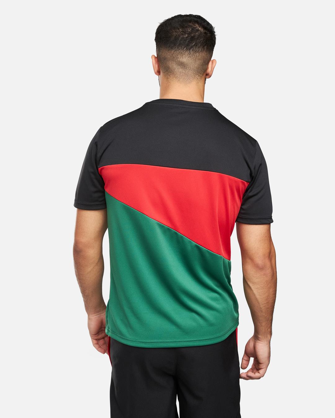 FootkornerMorocco 2024 T-shirt - Black/Red/Green
