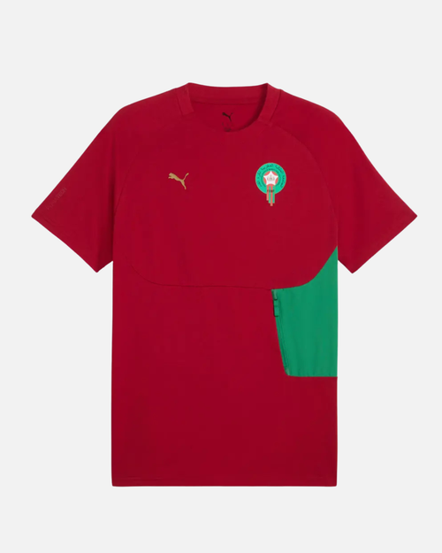 Marokko T-Shirt Weltmeisterschaft 2026 - Rot - Footkorner
