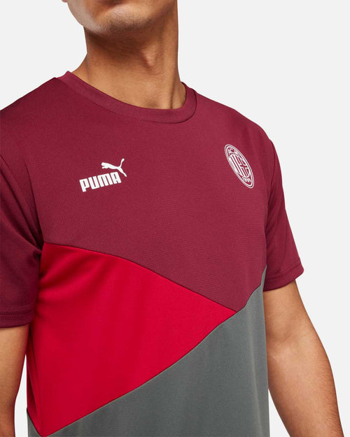 T-shirt Milan AC - Rouge/Gris - Footkorner