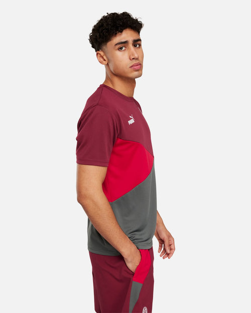 T-shirt Milan AC - Rouge/Gris - Footkorner