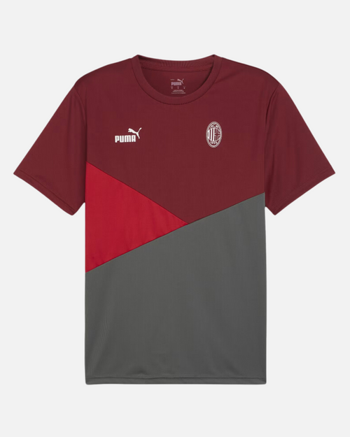 T-shirt Milan AC - Rouge/Gris - Footkorner