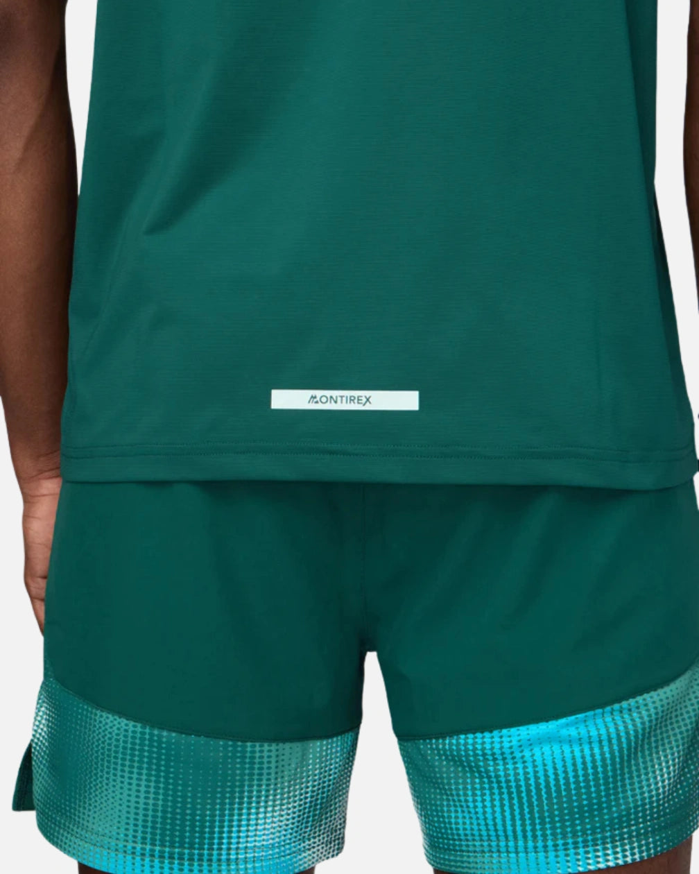 FootkornerT-Shirt Montirex Run Disperse - Vert