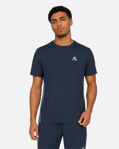 Montirex Strive T-Shirt – Blau/Grau/Weiß - Footkorner