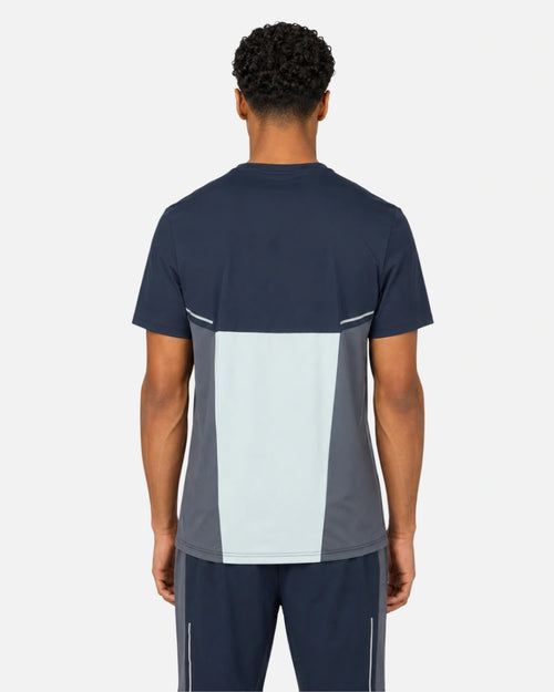 Montirex Strive T-Shirt – Blau/Grau/Weiß - Footkorner