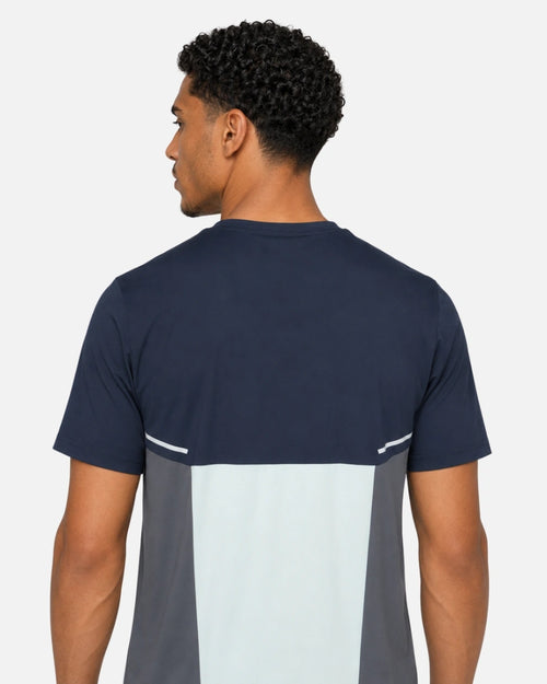 Montirex Strive T-Shirt – Blau/Grau/Weiß - Footkorner