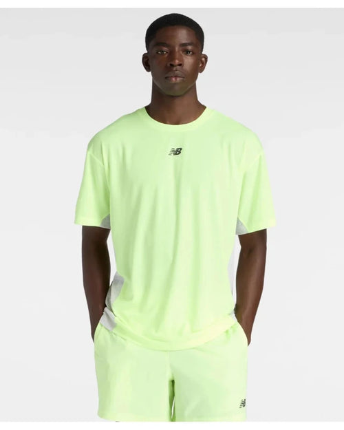 T-Shirt New Balance Fast Days - Jaune - Footkorner