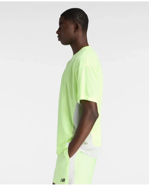 T-Shirt New Balance Fast Days - Jaune - Footkorner