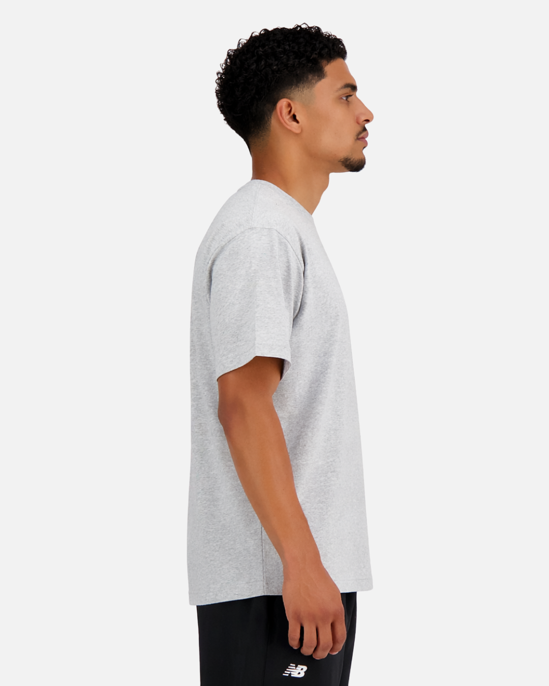 FootkornerT-shirt New Balance Sport Essentials Cotton - Gris