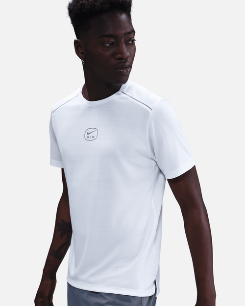 T-shirt Nike Running Air - Blanc/Doré - Footkorner