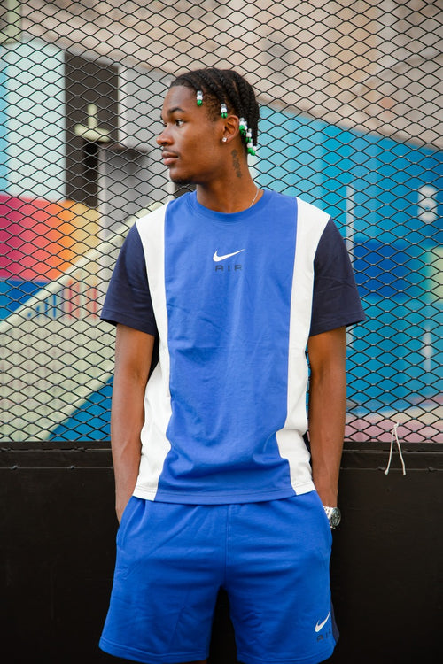 T-shirt Nike Air - Bleu/Blanc - Footkorner