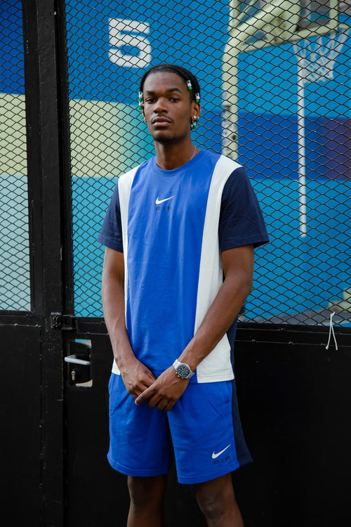 T-shirt Nike Air - Bleu/Blanc - Footkorner