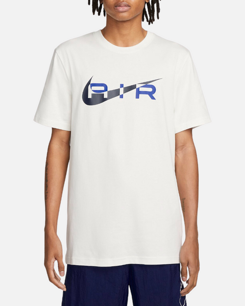 Nike Air Graphic T-Shirt - White/Black/Blue - Footkorner