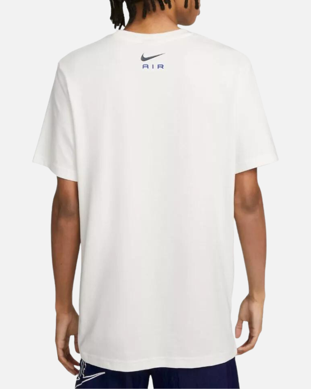 T shirt nike air col blanc sales