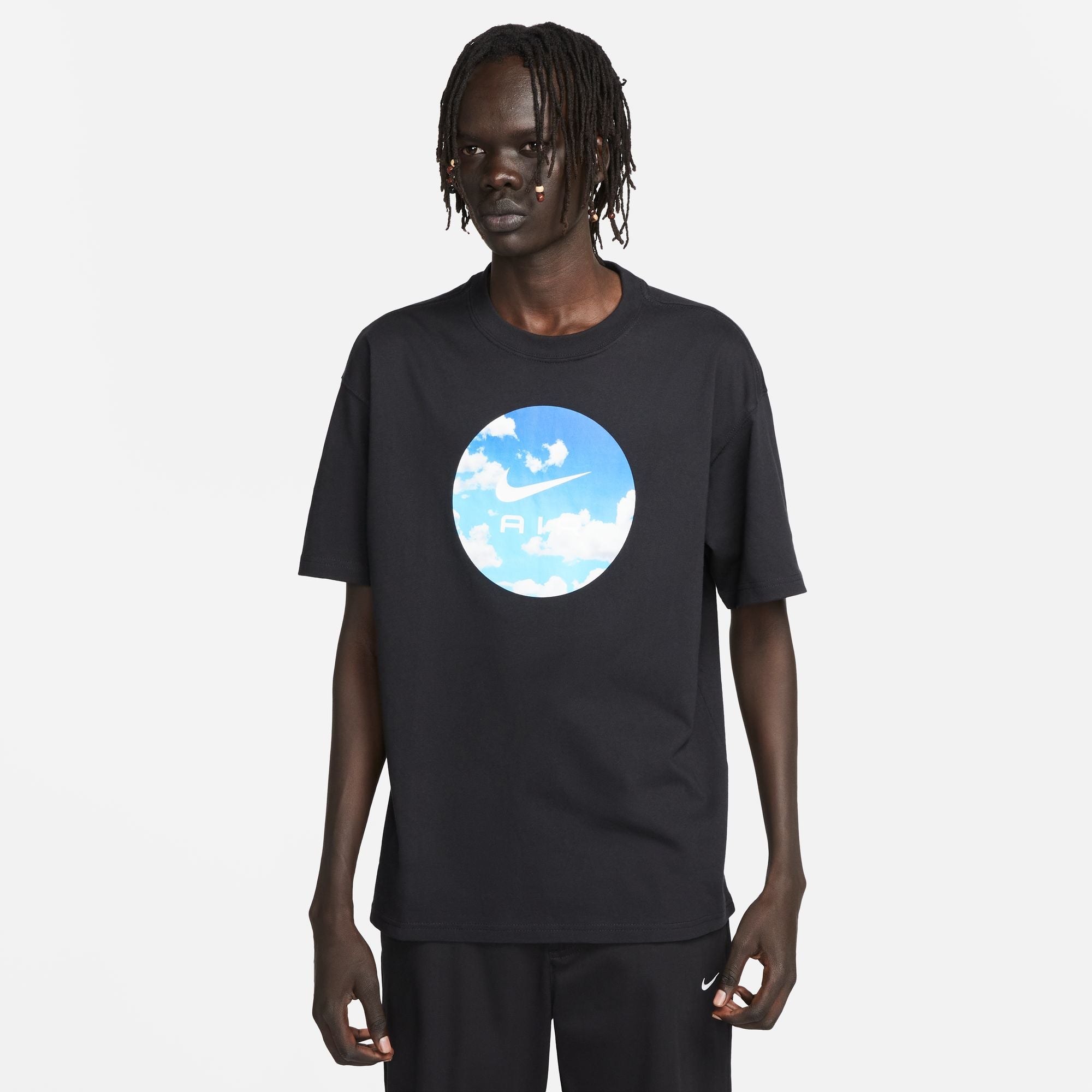 T-shirt Nike Air - Nera/Blu