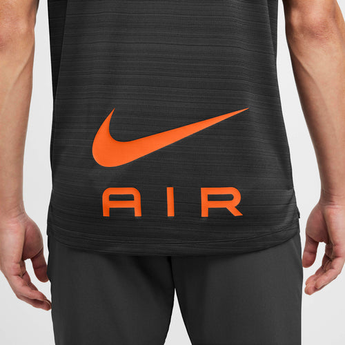 T-shirt Nike Running Air  - Gris/Orange - Footkorner