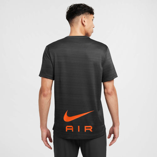 T-shirt Nike Running Air  - Gris/Orange - Footkorner