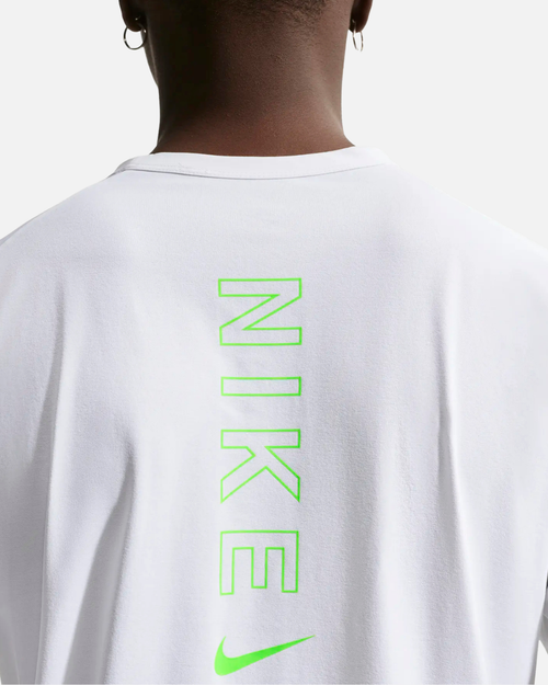 T-shirt Nike City Side - Blanc/Noir/Vert - Footkorner
