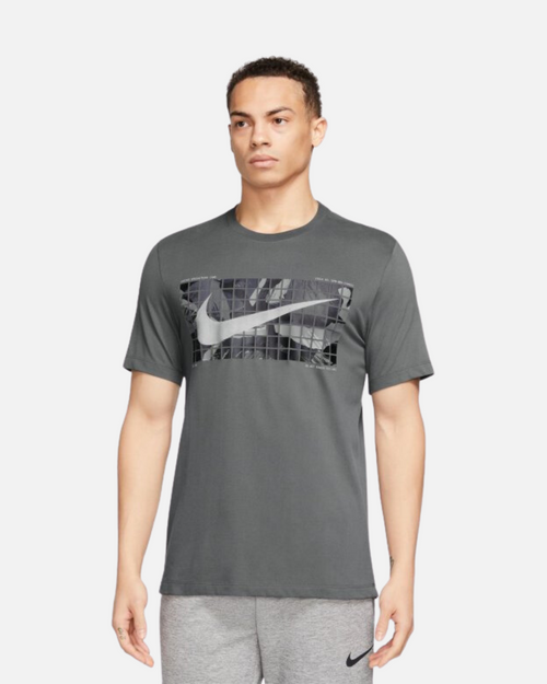 T-Shirt Nike Dri-Fit Camo - Gris - Footkorner