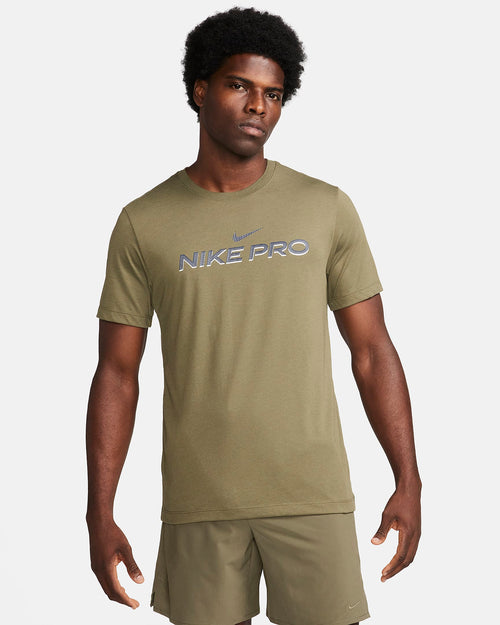T-Shirt Nike Running Dri-Fit - Khaki - Footkorner