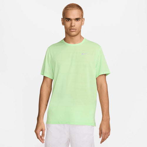 T-Shirt Nike Running Dri-FIT  Miler - Vert-fluo - Footkorner