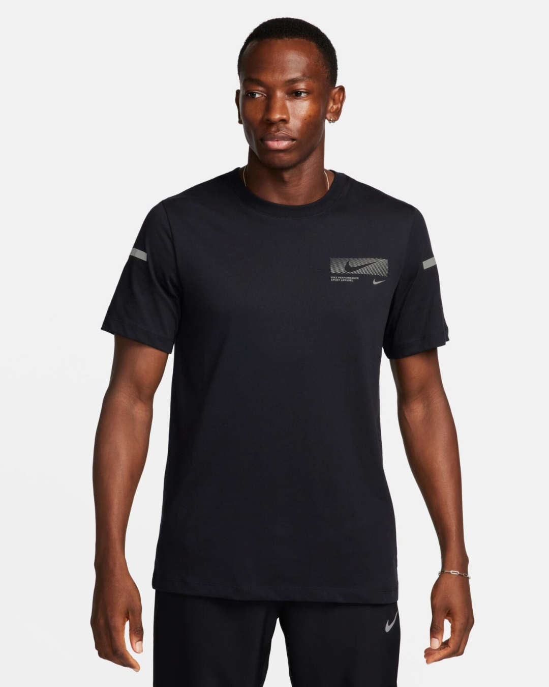 T-shirt Nike Dri-FIT - Nera