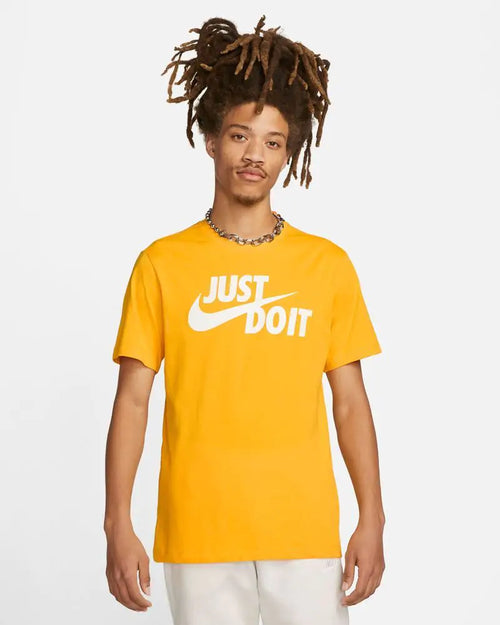 Camiseta Nike Just Do IT - Naranja/Blanco - Footkorner