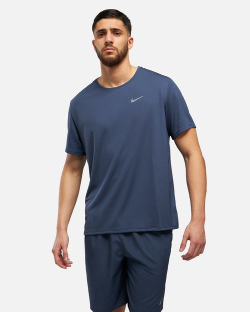 T-shirt Nike Running Miler - Bleu Marine - Footkorner