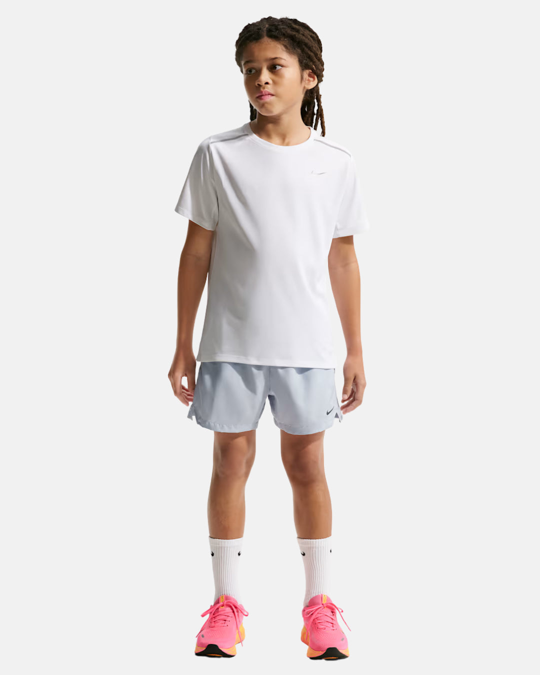 FootkornerT-shirt Nike Miler Junior - Bianco