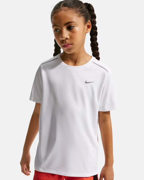 T-shirt Nike Miler Junior - Bianco - Footkorner