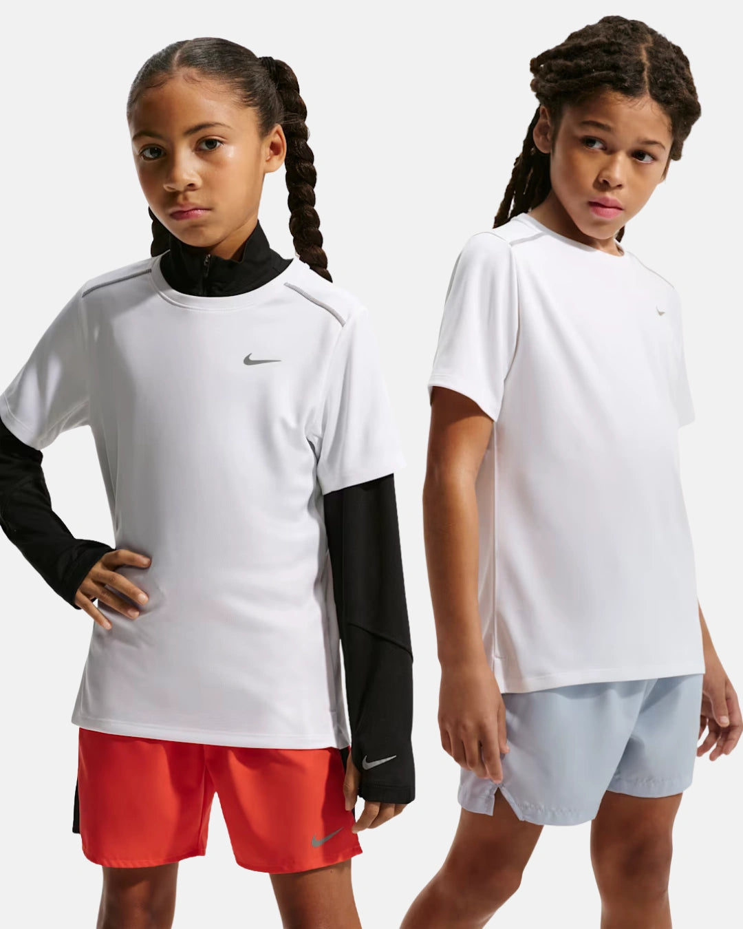 FootkornerT-shirt Nike Miler Junior - Bianco