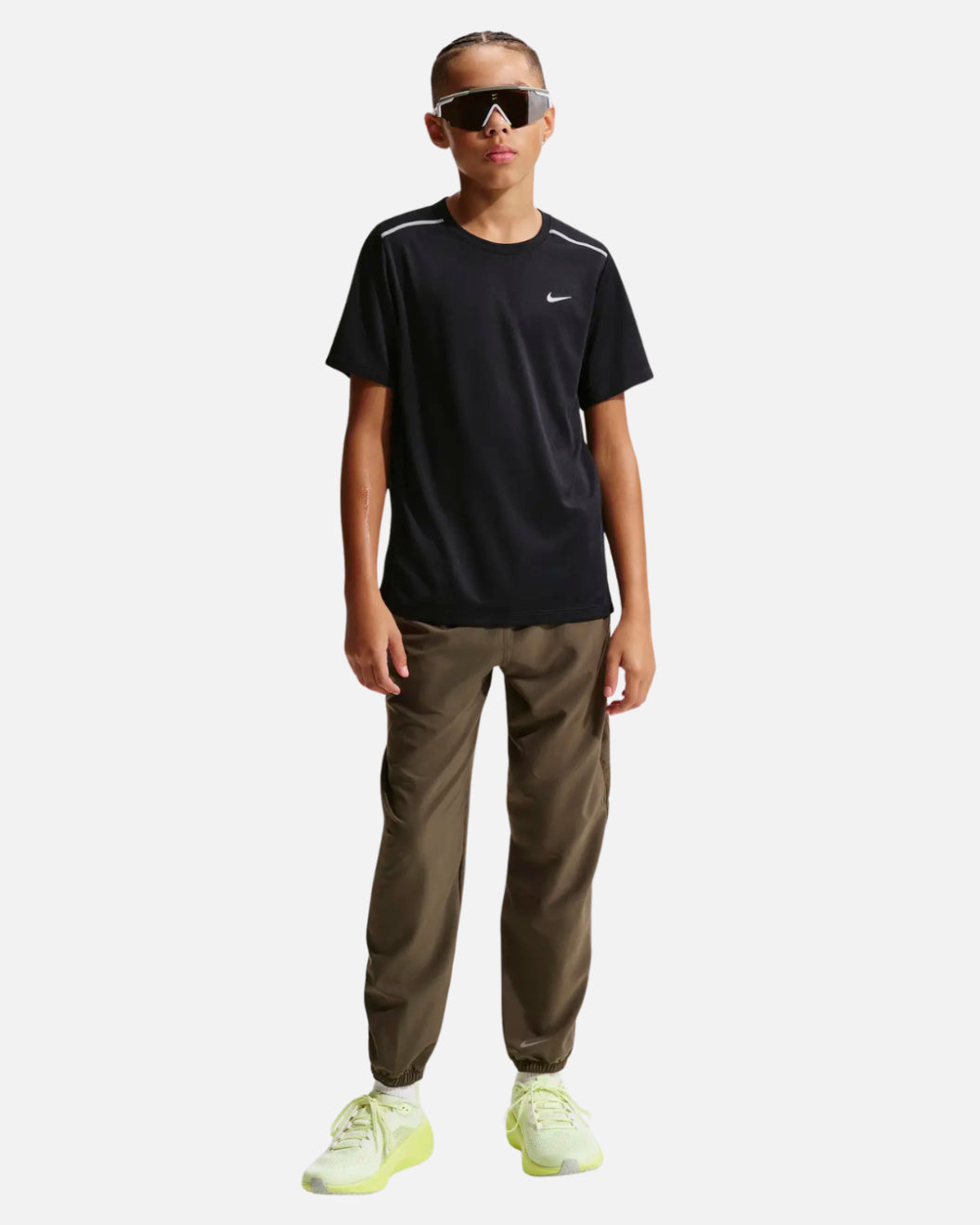 FootkornerT-shirt Nike Miler Junior - Noir