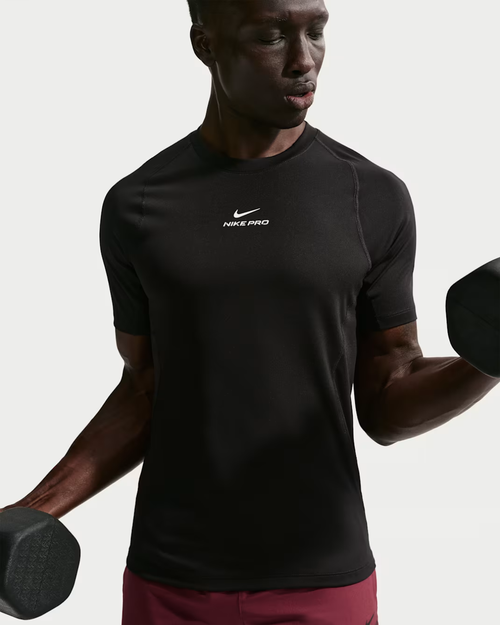 T-shirt Nike Pro Training - Noir - Footkorner