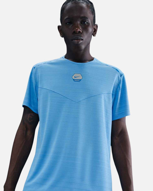 T-shirt Nike Running - Bleu ciel - Footkorner
