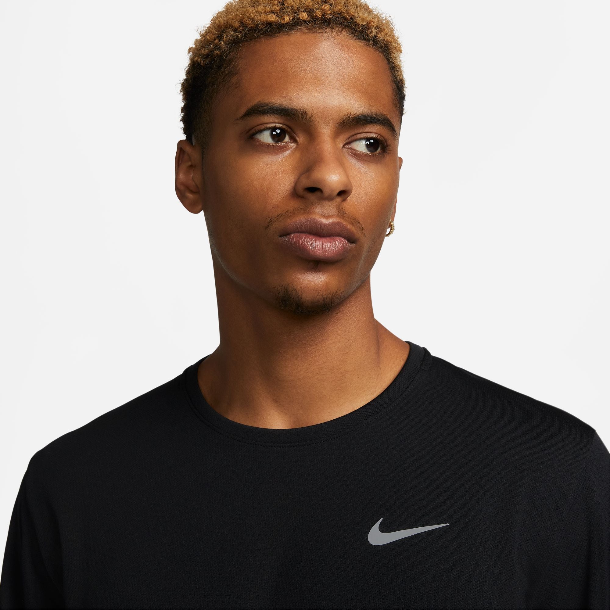 FootkornerNike Running Langarm-Miller-T-Shirt – Schwarz