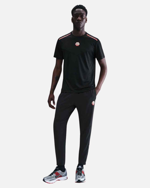 T-shirt Nike Running - Noir/Rouge - Footkorner