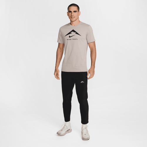 T-Shirt Nike Running Trail - Beige/Schwarz - Footkorner