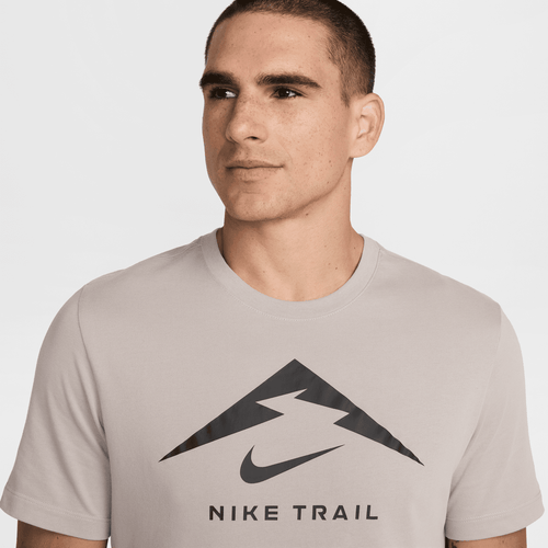 T-Shirt Nike Running Trail - Beige/Schwarz - Footkorner