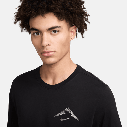 Camiseta Nike Running Trail - Negro/Gris - Footkorner